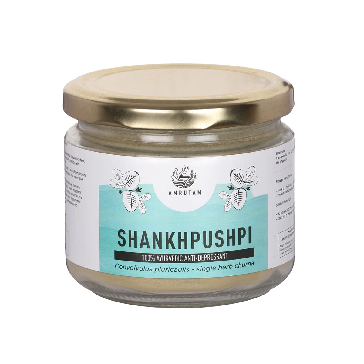 AMRUTAM Shankhpushpi Churna: Ayurvedic Anti-Depressant, 100g (B0CDC1SX4D) Amazon Price History, Amazon Price Tracker