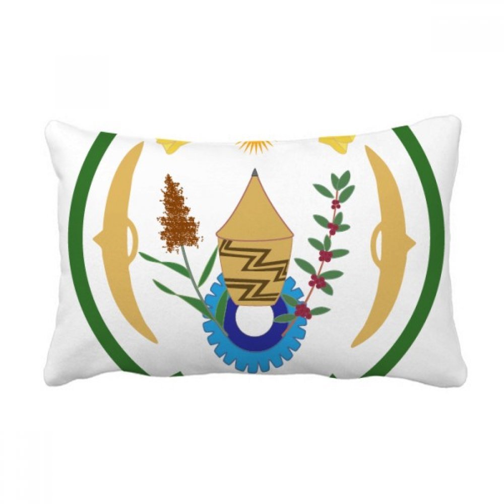 Coussin de decoration Rwanda de qualité superieure avec insert 40x60 cm multicolore