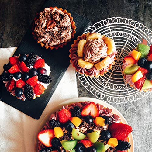 4 Inch Mini Tart Pan Set, 6 Packs Tart Pan With Removable Bottom, Nonstick Carbon Steel Quiche Pan, Pie Tart Pans with Fluted Sides - Thumbnail 5