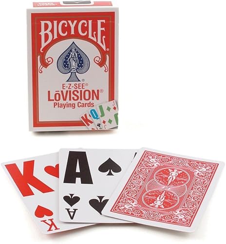 Bicycle Lo Vision - Juego de cartas (6 unidades)