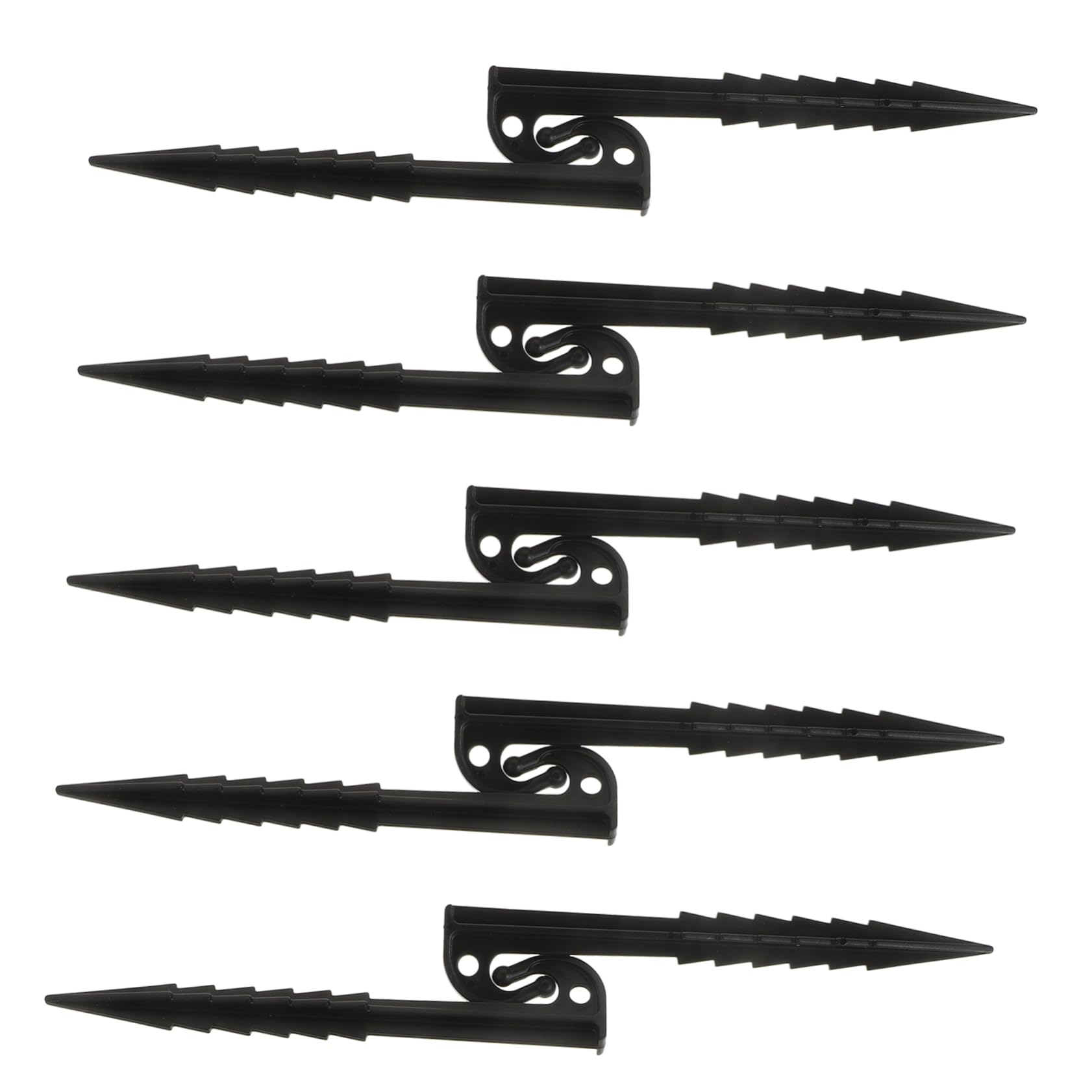 ABOOFAN 10Pcs Outdoor Tent Stakes Windproof Plastic Ground Pegs for Camping Lawn Garden Fixing Durable Lightweight Easy to Use for Tent Anchoring and Support