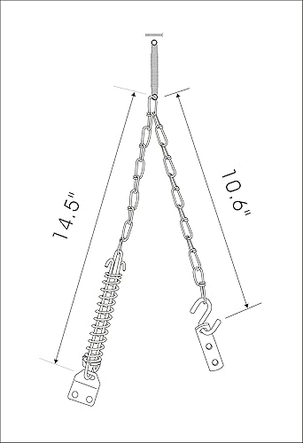 Miniatura 2 de QCAA Storm Door Crash, resistente, 4.95 x 8.5 x 1.0 pulgadas, plateado, 1 paquete, fabricado en Taiwán