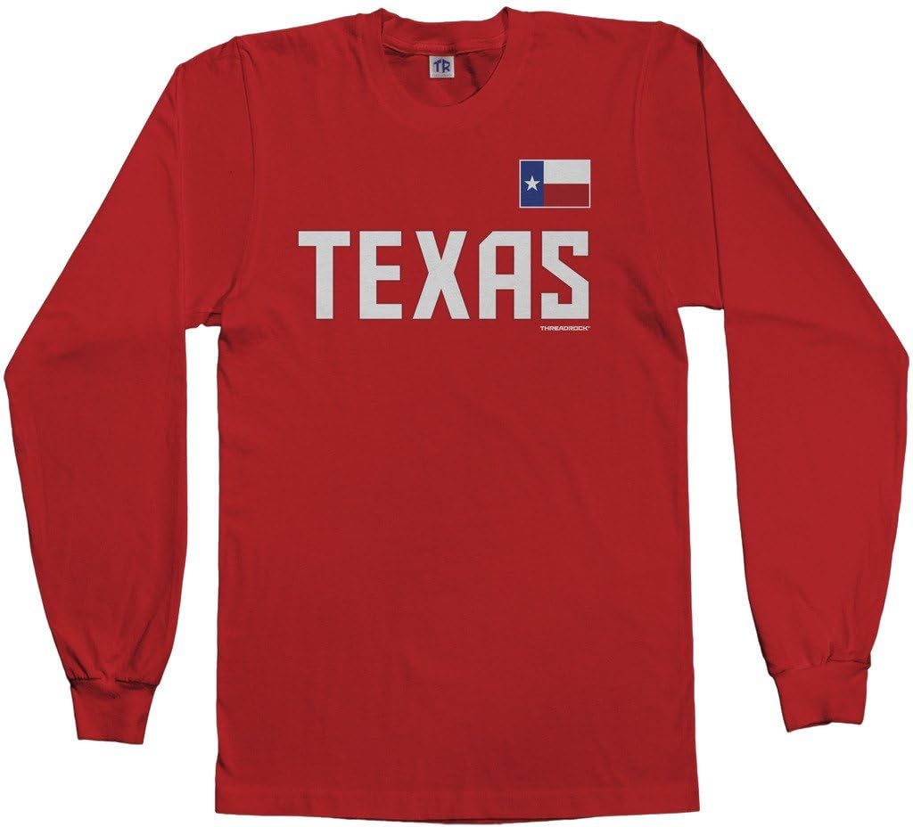 Threadrock Men's Texas Long Sleeve T-Shirt