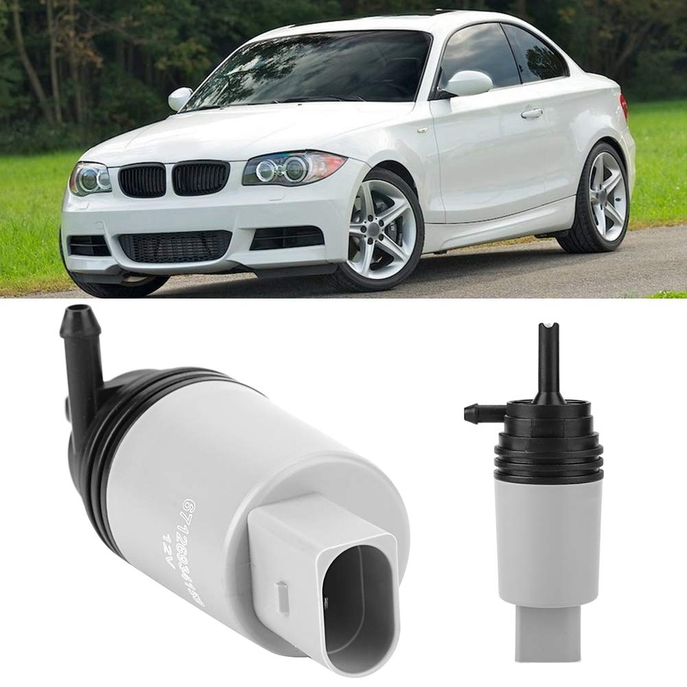 KIMISS Pompa do spryskiwacza szyb for E92 E91 E90 E88 E87 E82 E81 E66 E65 E64 E63 E61 E60 - wymienna, uniwersalna, wysokiej jakości