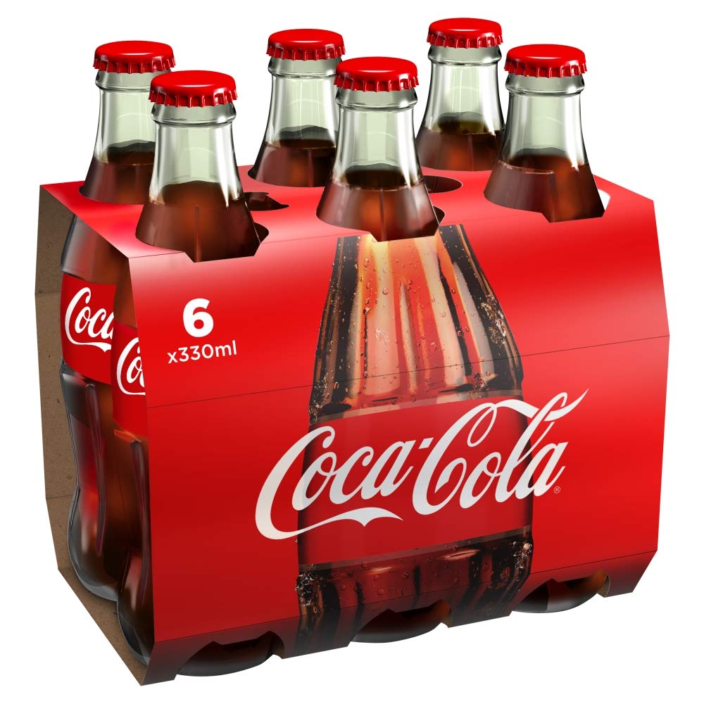 Coca-Cola Flacon en verre, 6 x 330 ml