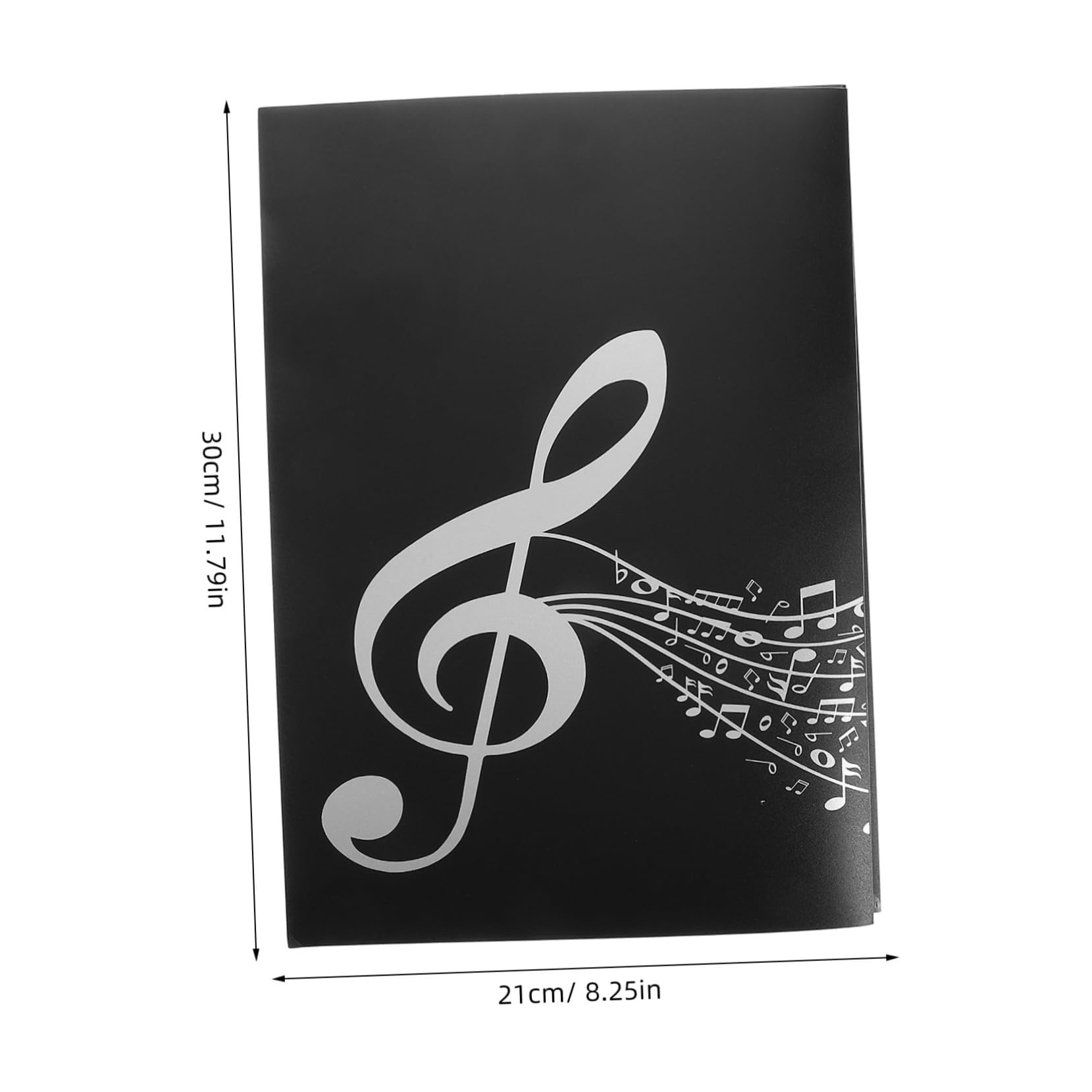 YARNOW Music Sheet Binder 4 Page Piano Folder Abs Multi-Functional Easy Carrying Storage