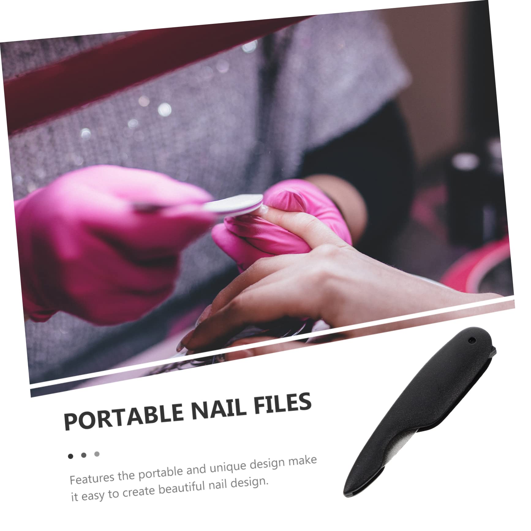 Healeved 24pezzi Limette Per Unghie Piccole e Riutilizzabili Strisce Metallo Per Manicure e Pedicure Utensili Per La Delle Unghie Con Design Elegante e Texture Delicata