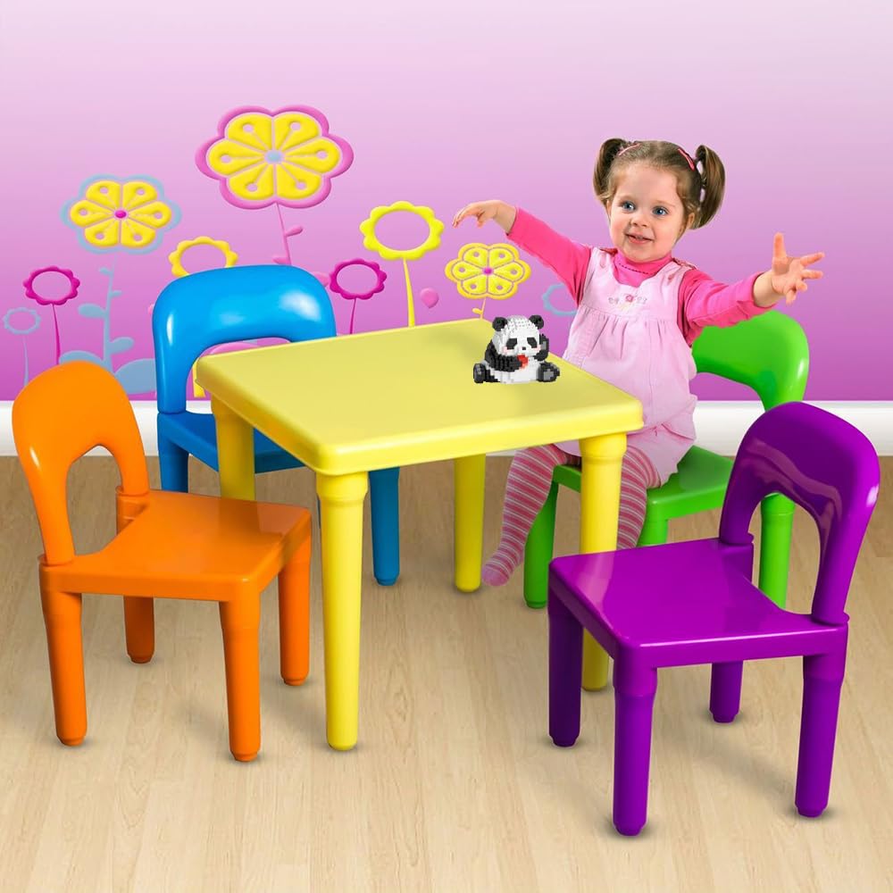 Set Mattoncini 3 In 1 Panda 720 Pezzi - Mini Building Blocks Giocattolo Per Bambini 9+ E Adulti - 3