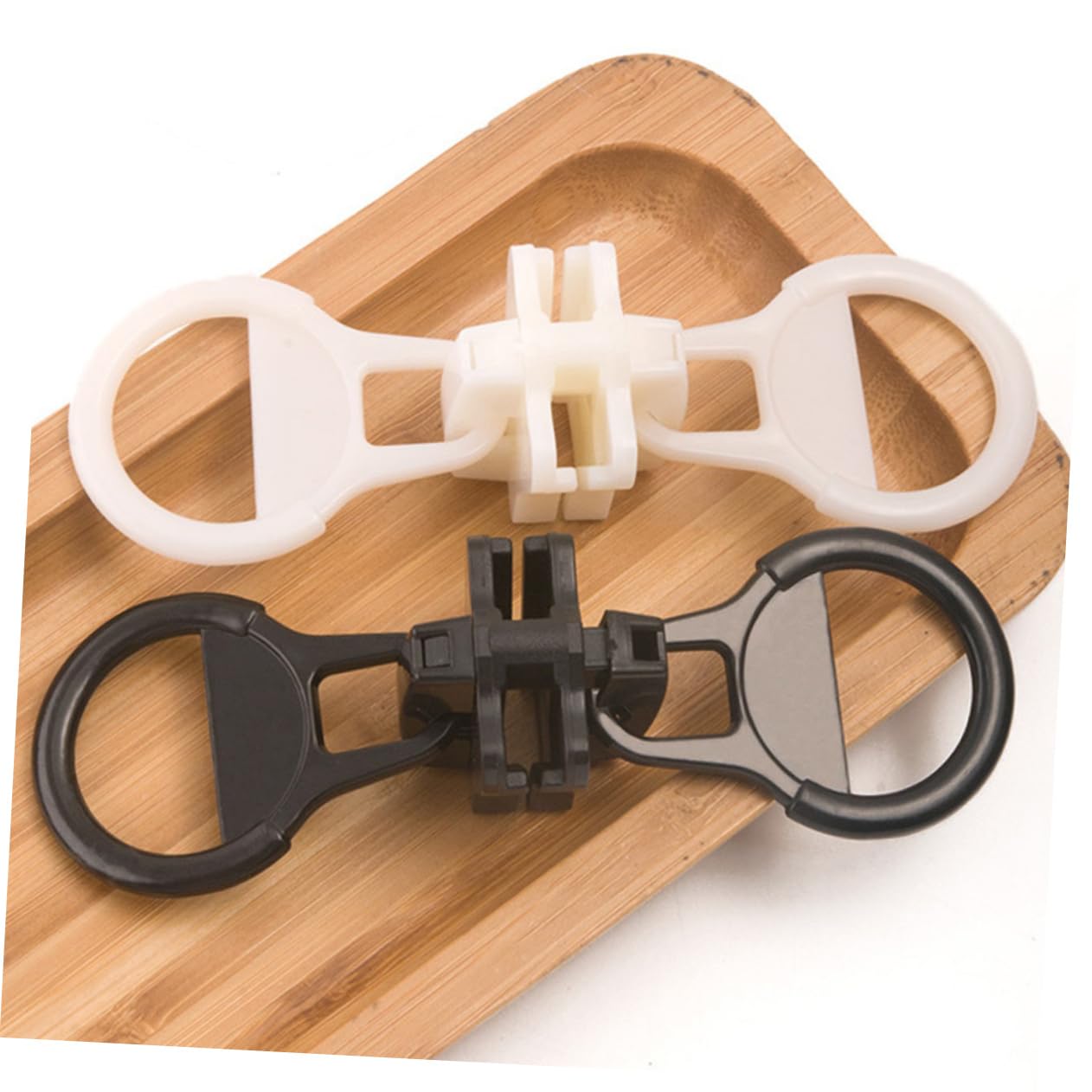 Housoutil 2pcs Plastic Zipper Pulls Repair Kit Strong Zipper Heads for Coats Bags Luggage