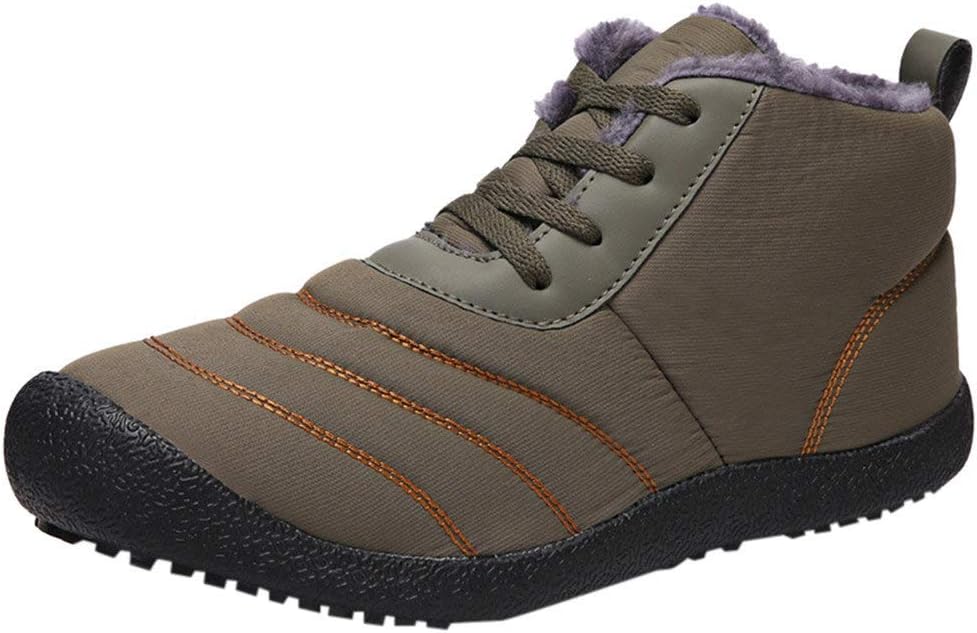 BaZhaHei Snow Boots Outdoor Men Casual Shoes Breathable Flats Plus Velvet Snow Boots Hiking Shoes for Walking, Hiking, Outdoor, Urban, Travelling, Backpacking,Camping, Trekking, Biking