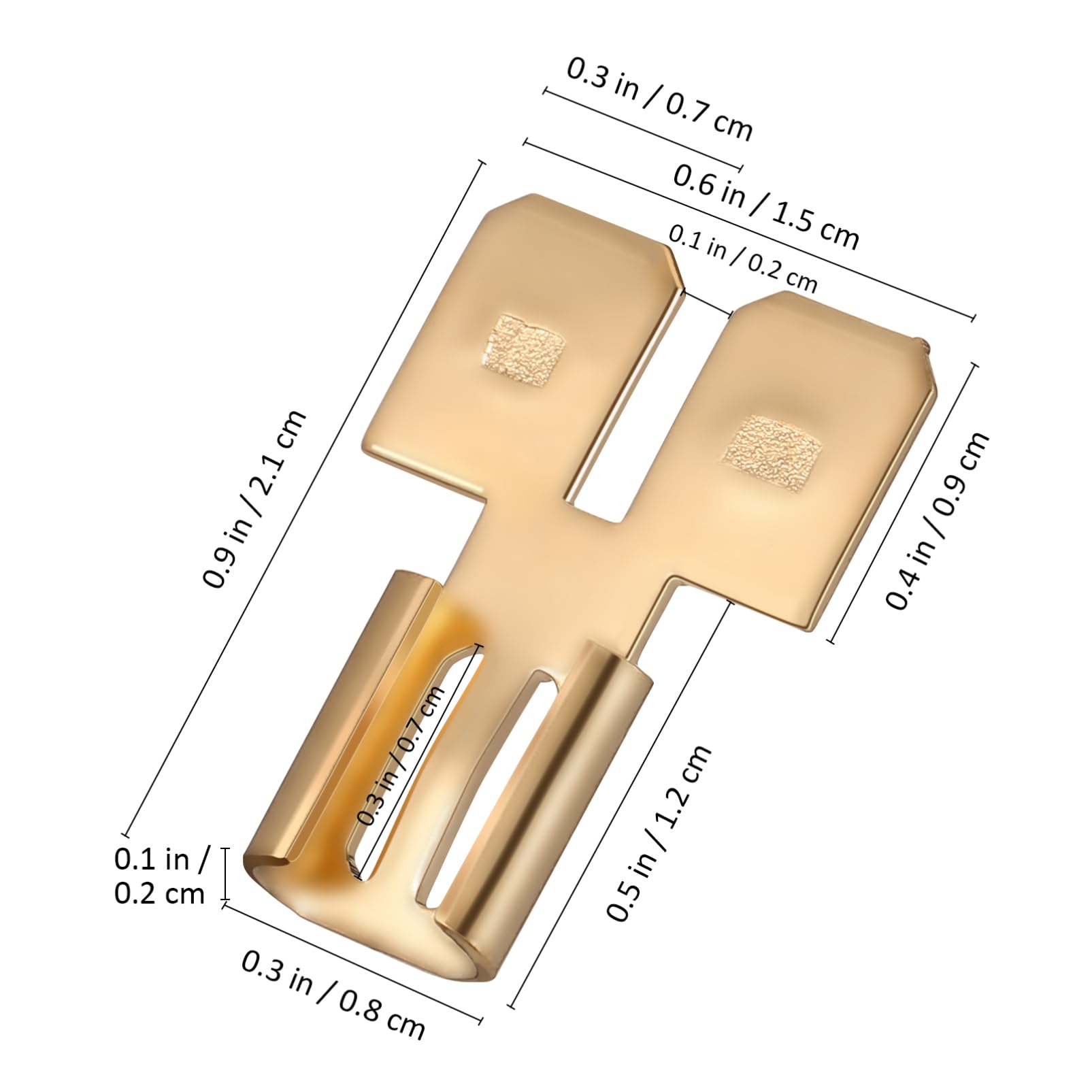 SOLUSTRE 50pcs Disconnect Terminals Quick Disconnect Adapters Connector Electric Wire Terminals Double Male Spade Terminal