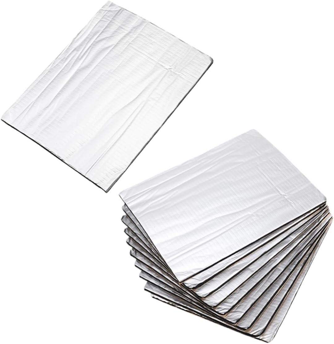 Gatuida 20pcs Soundproofing Insulation Noise Deadening Pad for Automotive Sound Deadening Materials