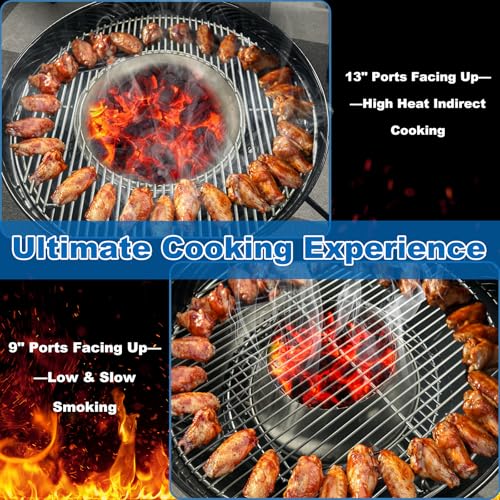 Accesorio BBQ Whirlpool para Weber Kettle de Acero Inoxidable miniatura 6