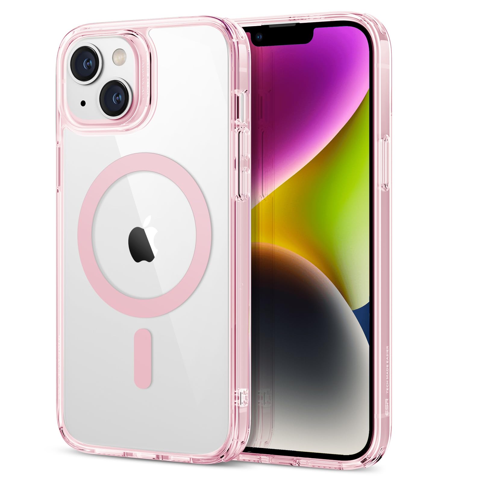 ESR Coque pour iPhone 14/iPhone 13, Compatible avec MagSafe, Protection Antichoc