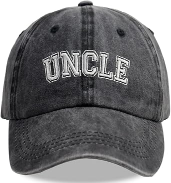 SHANVANKE Auntie Uncle Hat, Adjustable Cotton Embroidered Baseball Cap