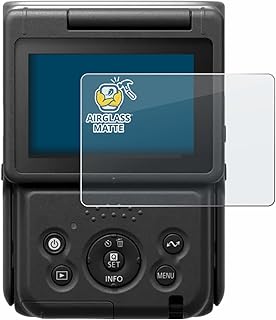 brotect Anti-Glare Glass Screen Protector Matte compatible with Canon PowerShot V10 - Anti-Scratch 9H Protection Film