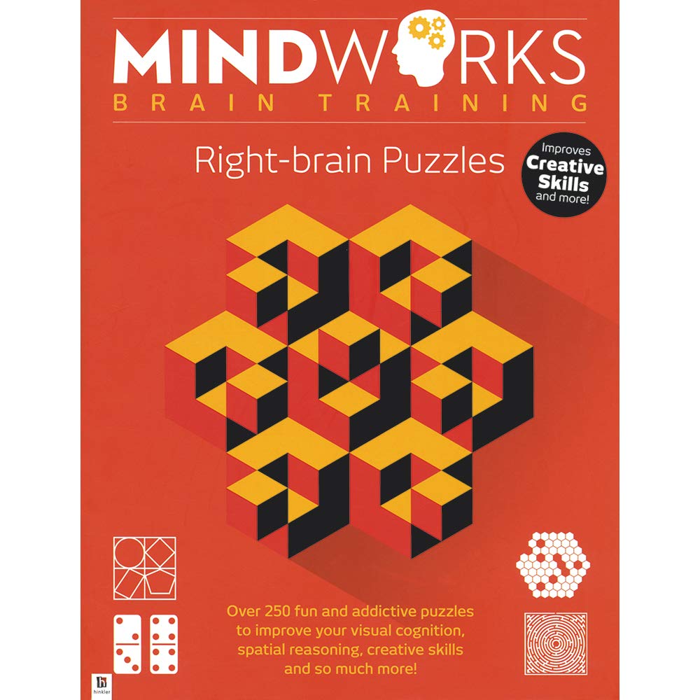 Mindworks Brain Training: Right-Brain Puzzles Flexibound – January 1, 2017