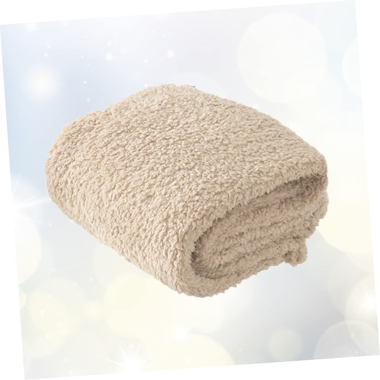 ABOOFAN Lot De 2 Couvertures Thermiques en Peluche pour Chien Et Chat Taille S Beige Super Couverture