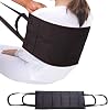 Patient Lift with Silica Gel Handles,Transfer Sling Standing Assistance Heavy Duty 300lb Weight, Quicker Easier Safer Transfers & Toileting, Black