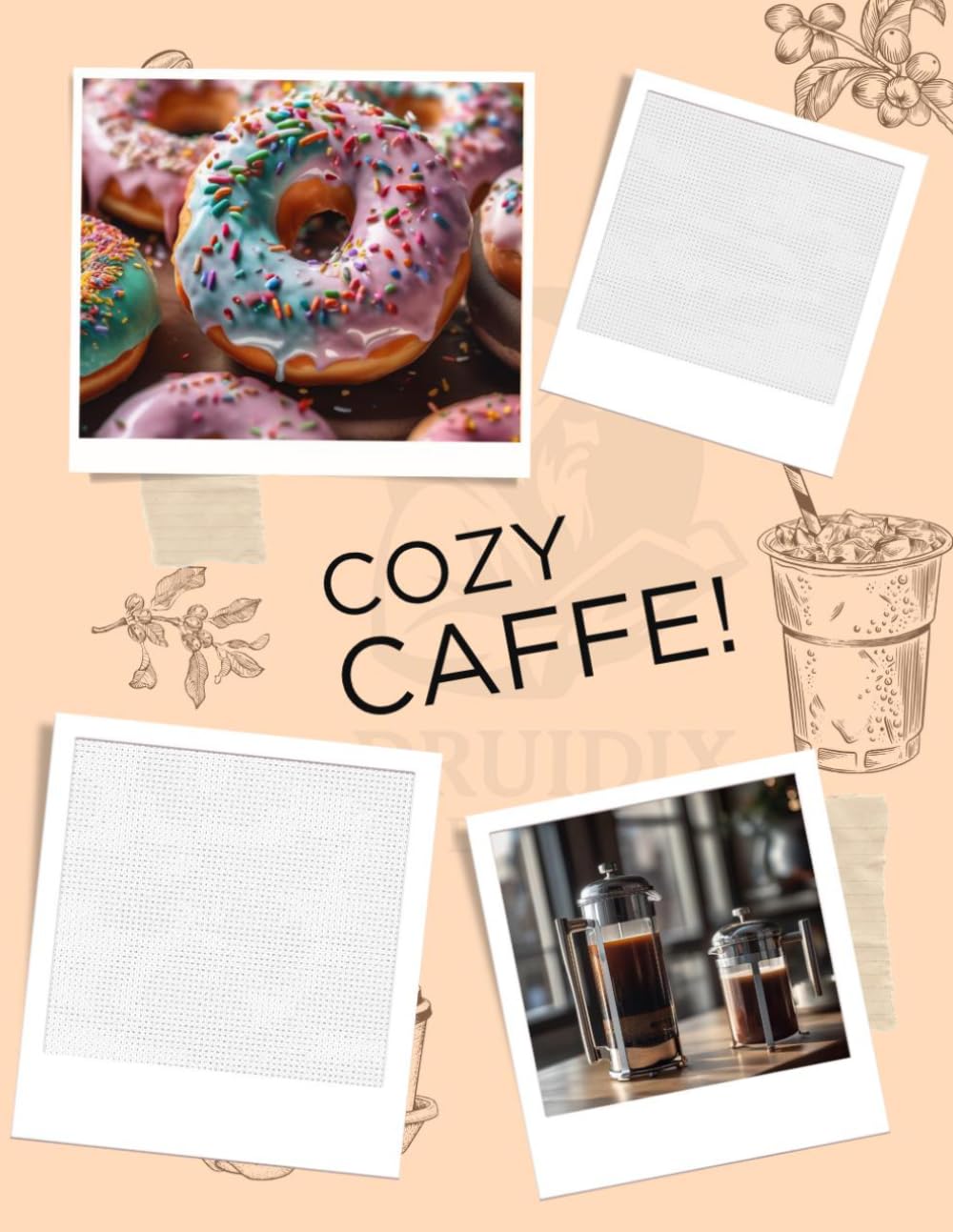 Pixel Art Retreat: Cozy Caffe and Sweet Treats: A Delicious 60x60 Pixel Art Coloring Book of Cafes and Pastries (Pixel Art Retreat: The Cozy Escapism Series)
