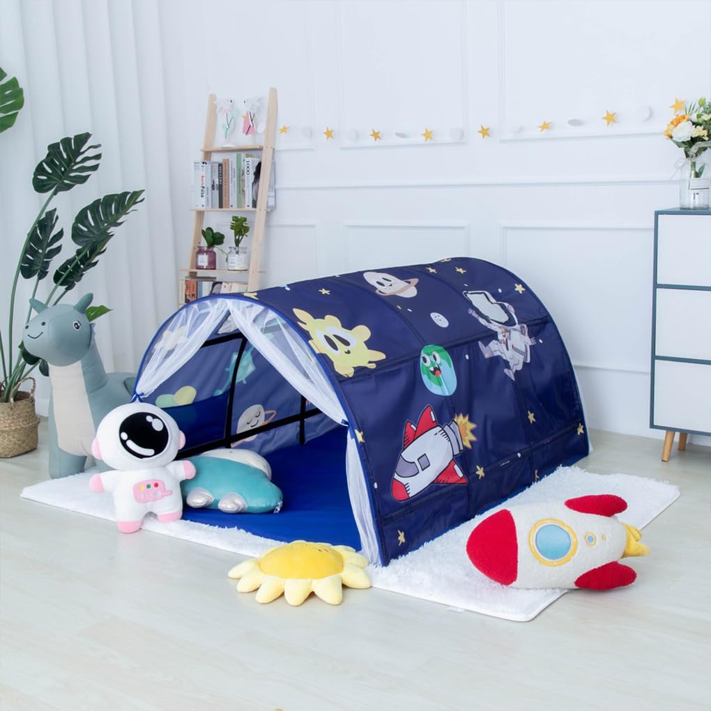 Spielzelte für Jungen, Indoor Tunnel, sensorisches Zelt für Autismus, Stoff Sensorzelt für Autismus, mit Lichtern, Indoor Zelt für Kinder, B