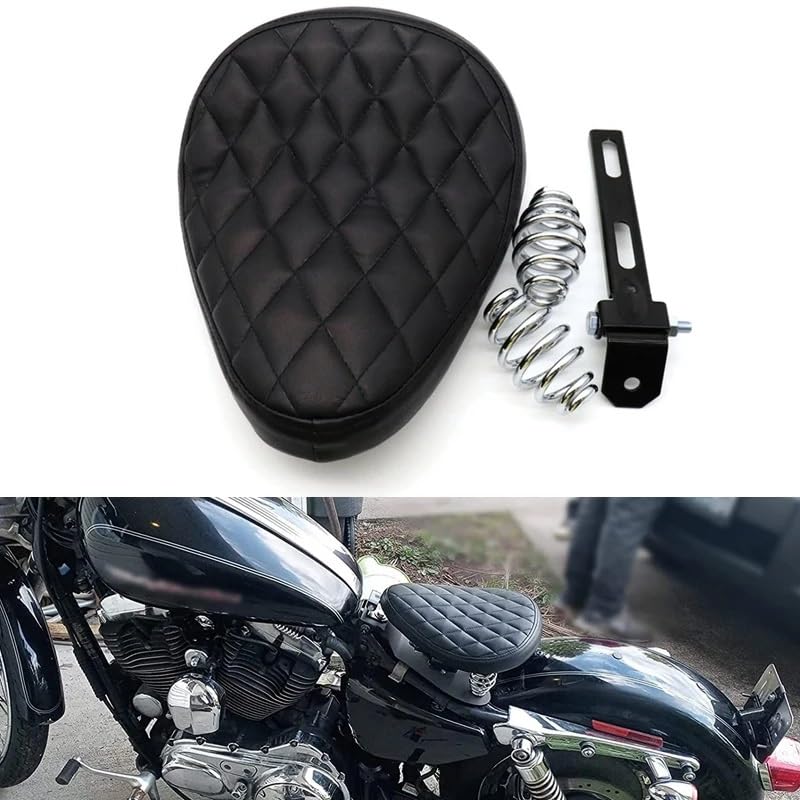Asiento individual chopper para evitar dolores de espalda con muelles y soporte 6