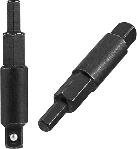Adaptador de llave hexagonal para llave de trinquete HVAC, 14 de pulgada cuadrada a 316 a 516 reparación de aire acondicionado llave para abridor de