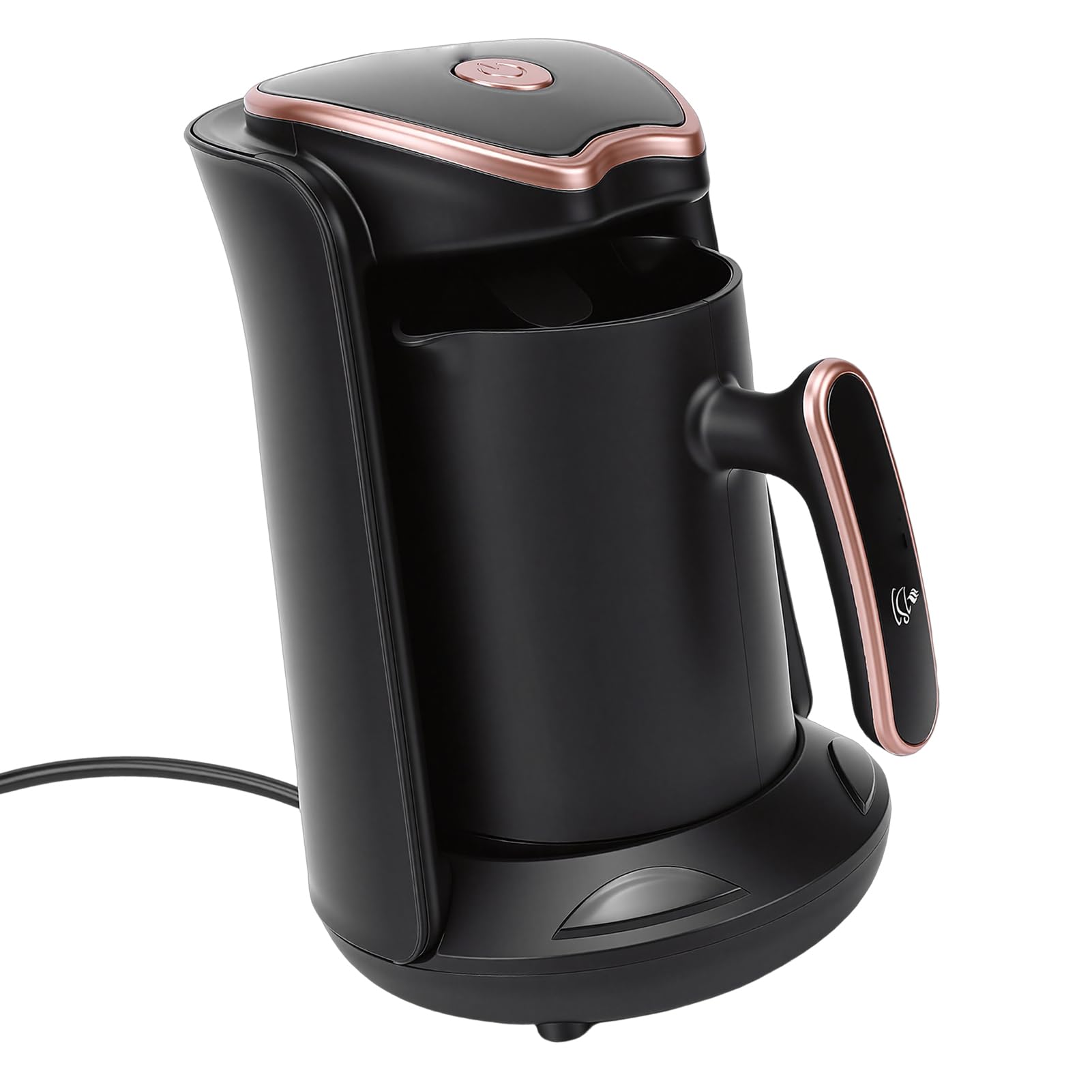 AUNMAS Macchinetta Caffè Turca Elettrica, 400W Caffettiera Portatile