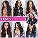 DMS Human Hair Bundels Body Wave Bundles Brazilian Virgin Hair 3 Bundles Brazilian Body Wave Top Brazilian Hair Weave (Natural Color 16 18 20)