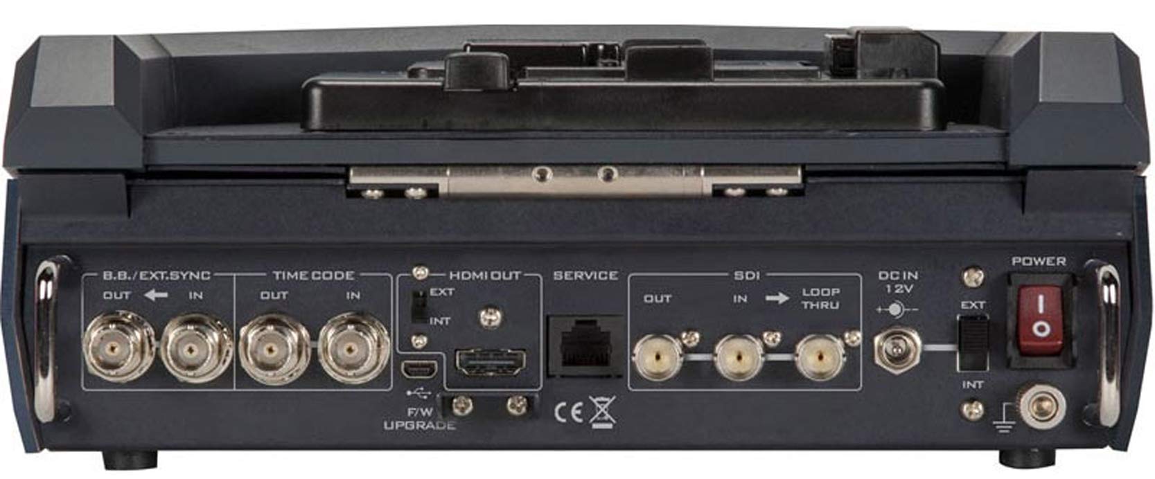 Bag view of Datavideo HRS-30 showing all input and output ports