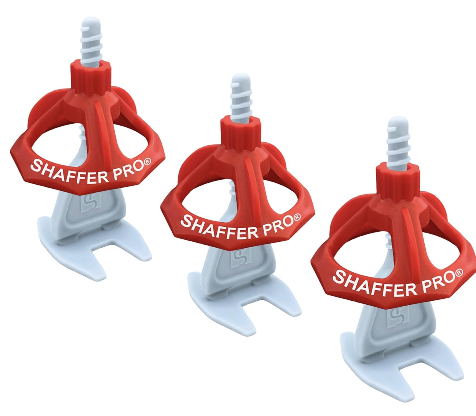 Tile Levelling System spacers (4 mm- 5/32 inch) – 200 Clips + 100 Reusable twisters (for Tiles 3–22 mm Thick) – SHAFFER PRO tiling Tools – Tile Laying aid for Installing Floor and wall Tiles — image 1