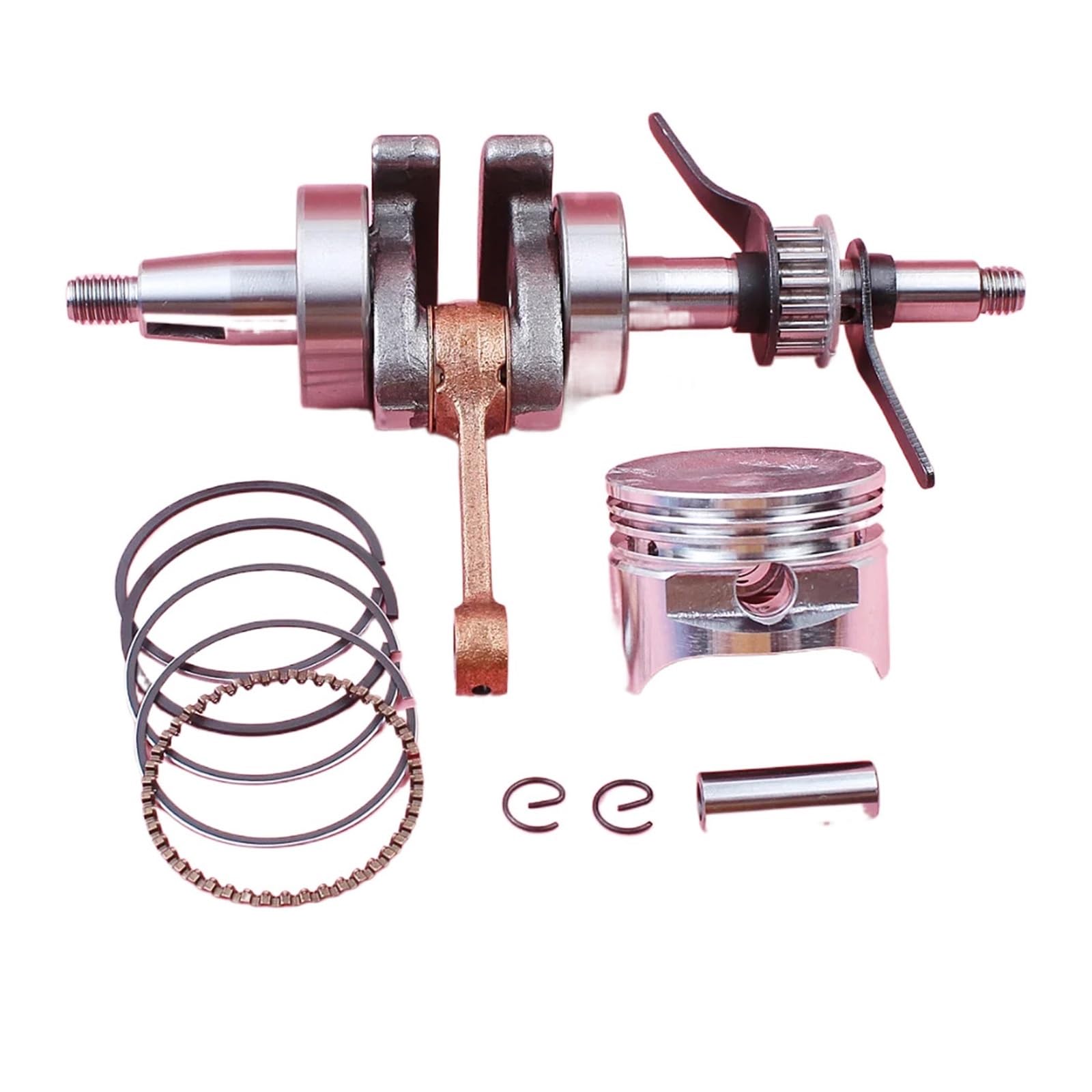 Kit de Anillo de retención de Pasador de pistón de cigüeñal de 39 mm for Motor pequeño de cortacésped GX35 GX 35 de 4 Tiempos