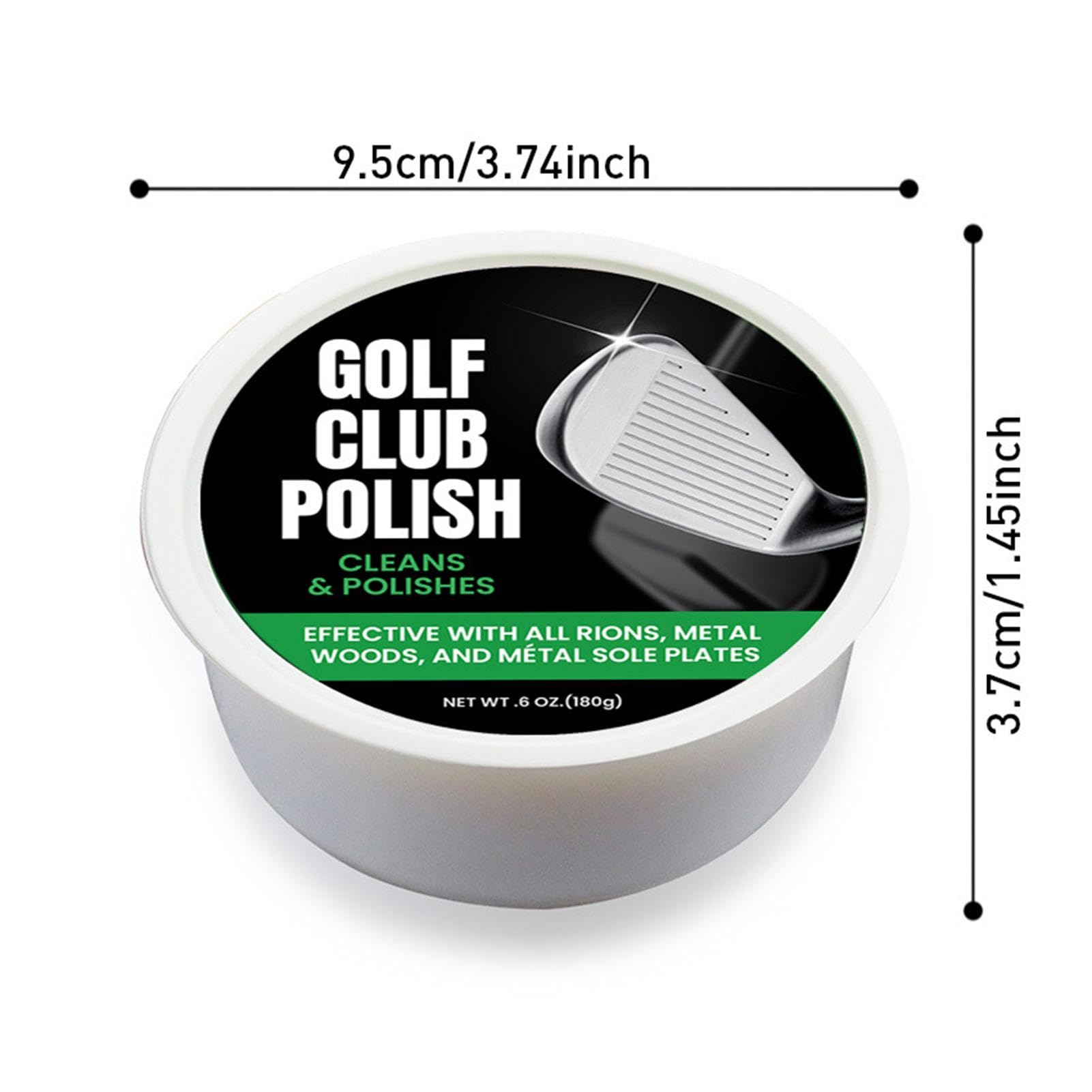 Pasta lucidante per mazze da golf, balsamo lucidante per mazze da golf, balsamo lucidante per mazze da golf, rimozione graffi inodore, kit di attrezzi da golf per tutti i ferri da golf
