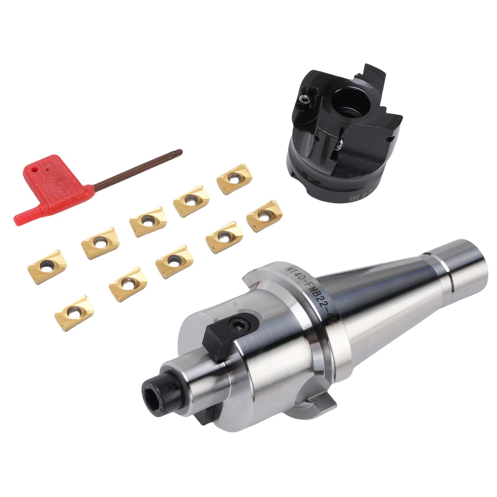 Keenso Face Milling Cutter Holder Set Sturdy Extension Tool for Various