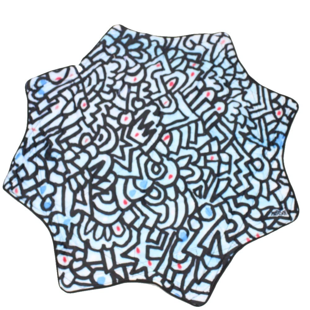 Mougee Air Flow Star - A Lighter Version of The Classic Mougee - Easy to Spin (Blue Chaos)