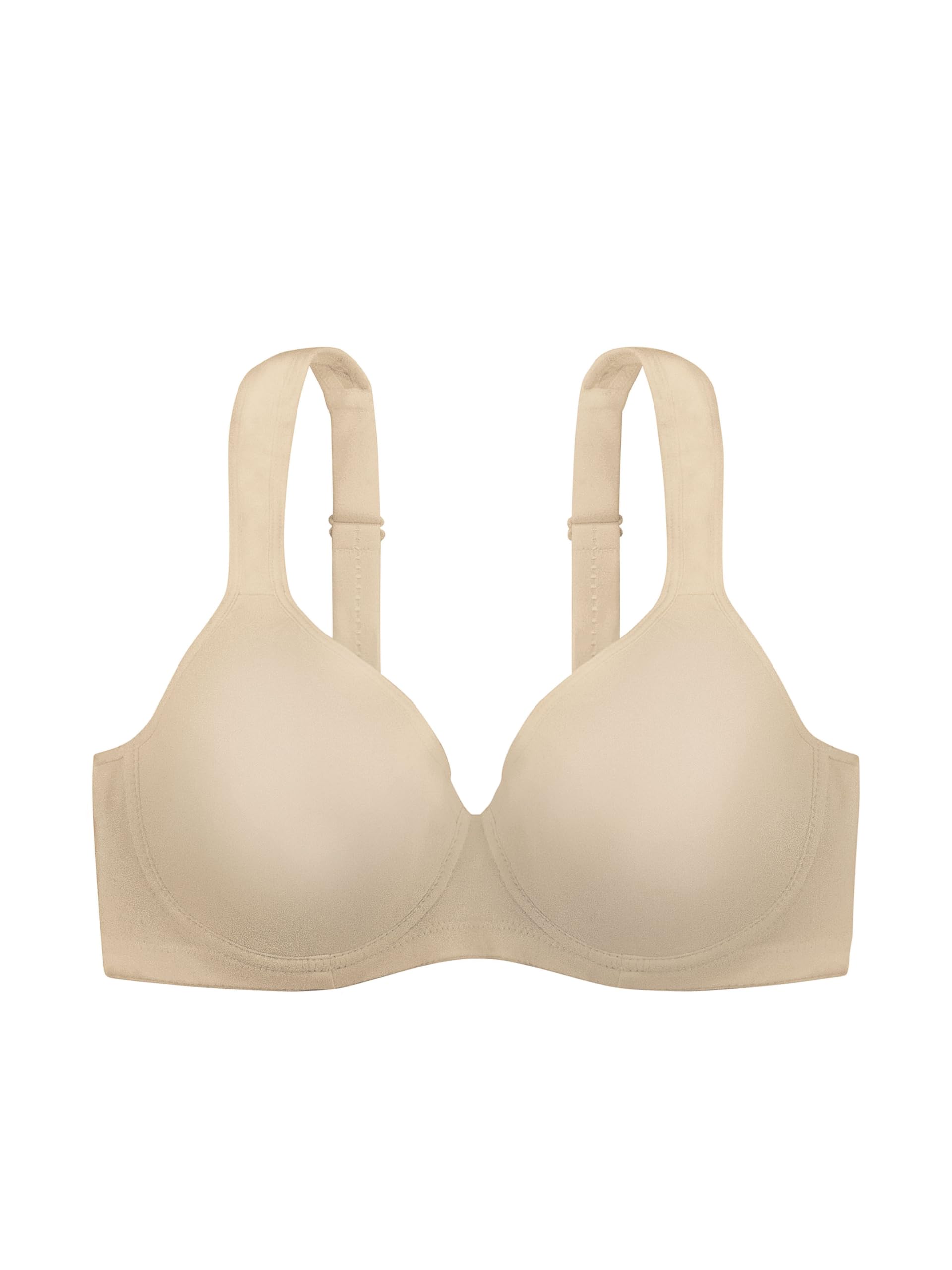Dorina Damen Rachel BH – Leicht Gepolsterter Demi-BH mit Bügel und Geformten Cups, Verstellbaren Trägern und Weichem Mikrogewebe für Ganztägigen Komfort, Hautfarben