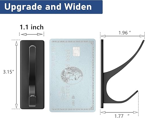 Miniatura 3 de Ganchos autoadhesivos para colgar: gancho de pared de acero inoxidable resistente para toallas, mochilas, sombreros, baño, recámara, puerta, gancho