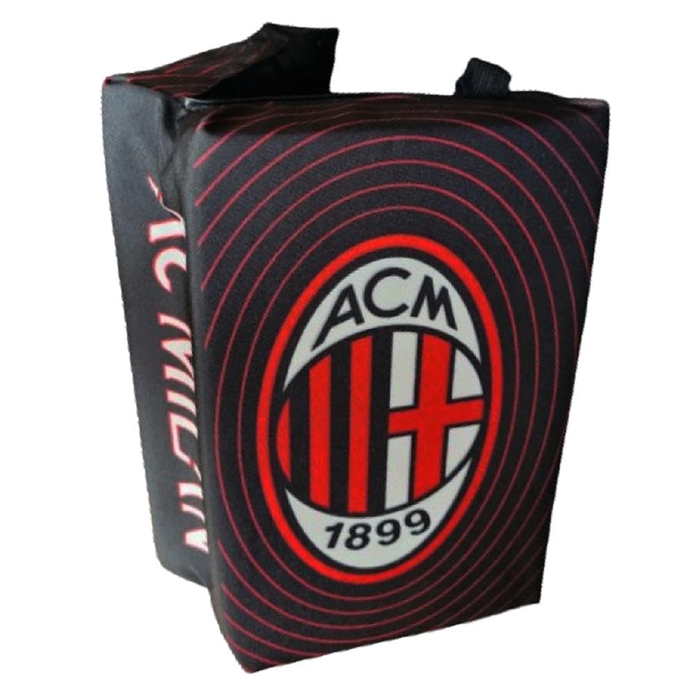 Cuscino Da Stadio AC Milan Gadget Tifosi Rossoneri 25x16x8 Cm