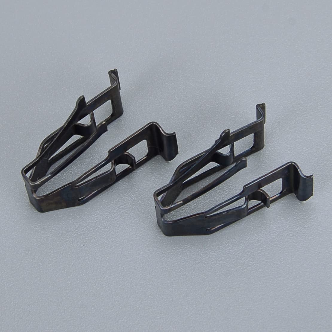 Lot de 2 boucles de pare-soleil de voiture, clip fixe, compatible avec Toyota Crown, Reiz, Prado, RAV4, Camry, noir