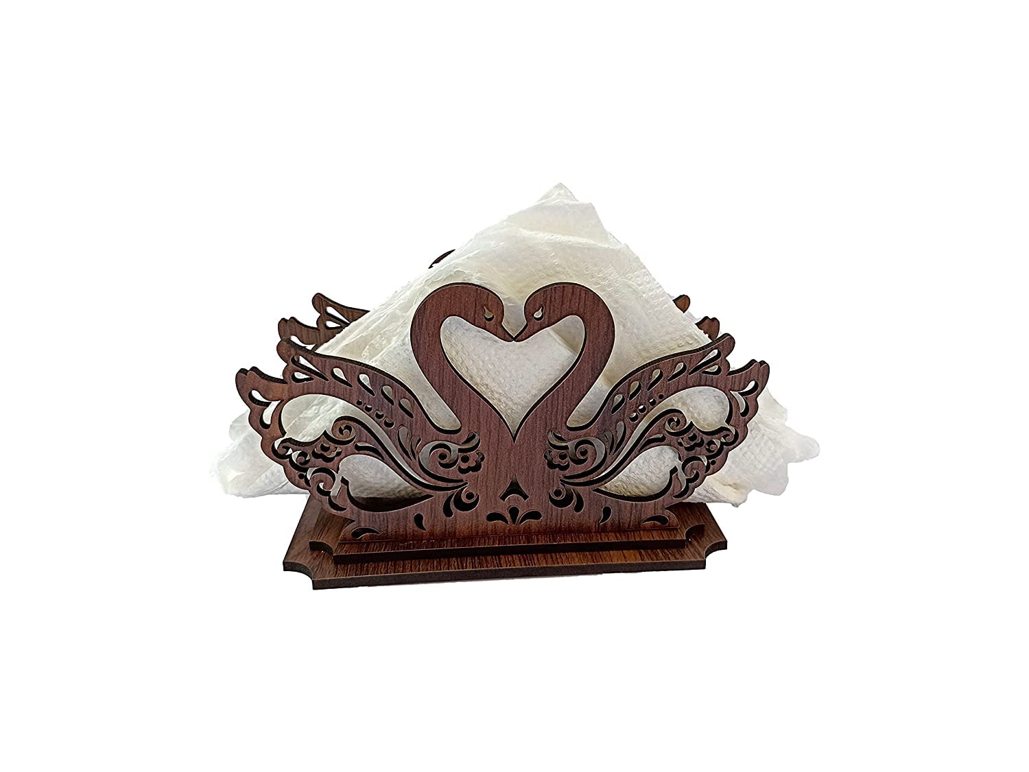 Buy krt Solution Wooden MDF Flat Paper Napkin Holder for Dining Table, Napkin Stand,Tissue Paper