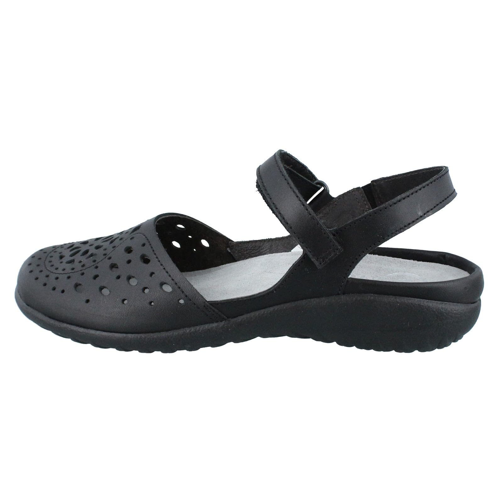NAOT Women's Arataki Dress Sandal, Black, 37 EU/6 M US