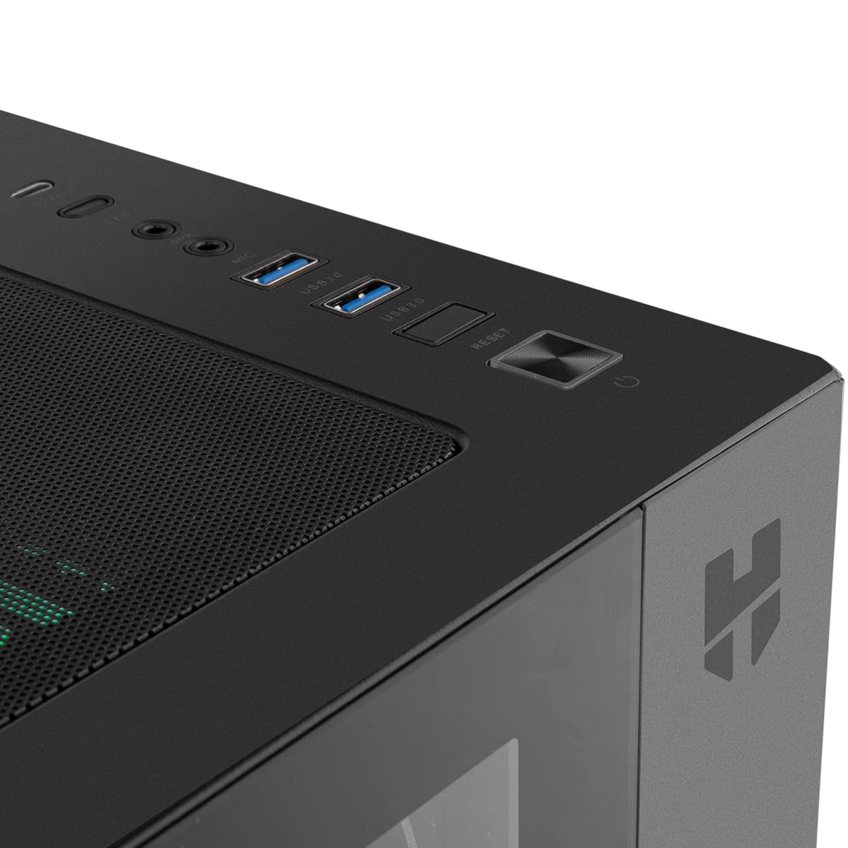 NOX XTREME PRODUCTS ASTRA- Semitorre Micro ATX;ATX, laterale e frontale in vetro temperato, ventilatori EASYLINK LED ARGB, fino a 10 ventole, grafiche di grandi dimensioni, USB 3.0, nero - Vista 7