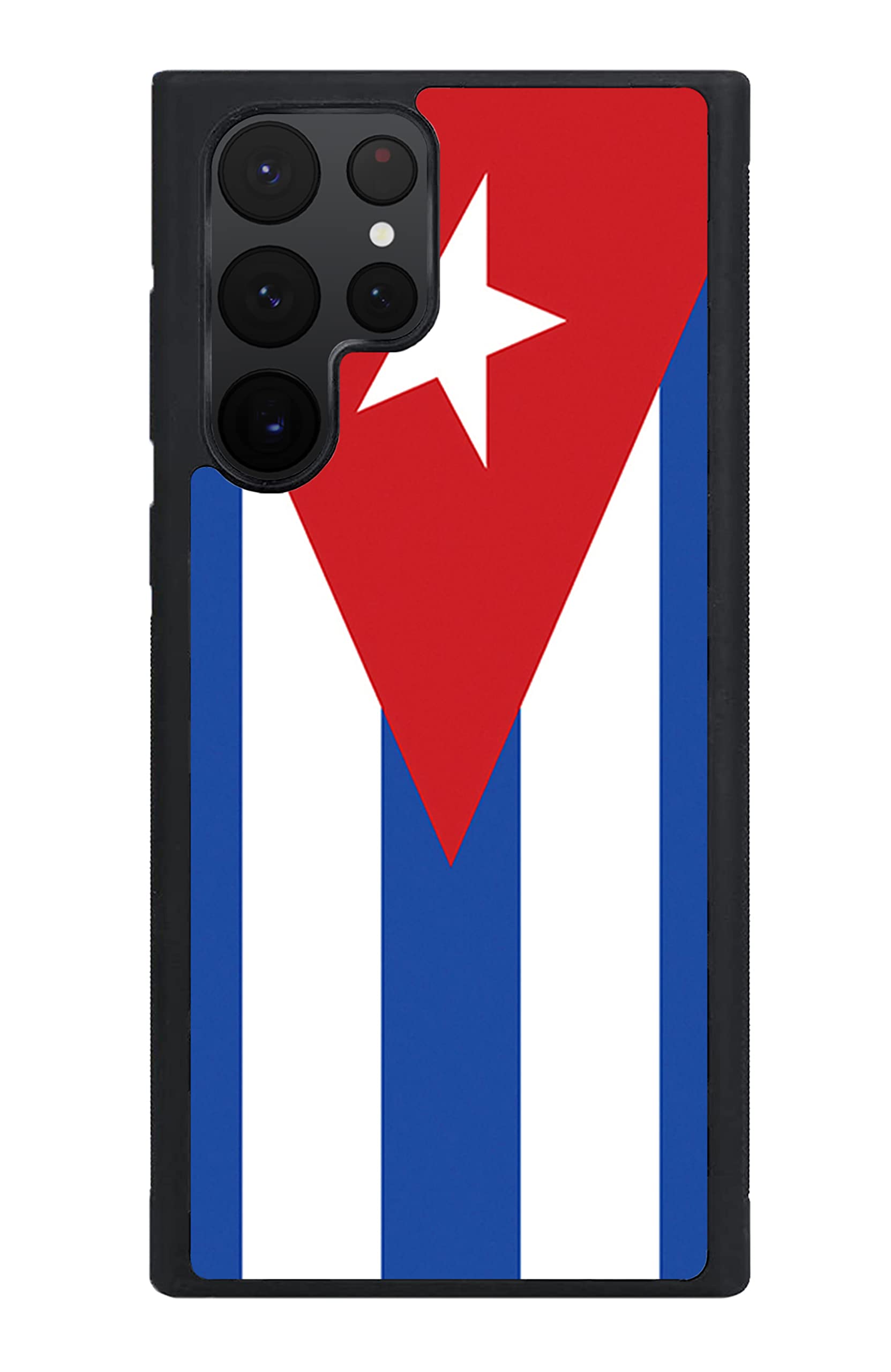 VUTTOO for Samsung Galaxy S22 Ultra Case - Cuban Flag Pattern Phone case - TPU Shock Absorption Protection Phone Cover Case