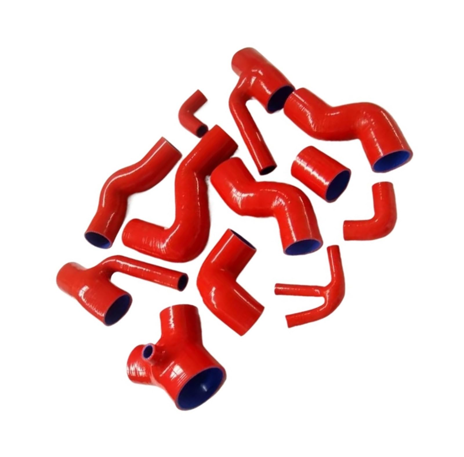 Otozum Red Car Radiator Hose Compatible With S4 Rs4 A6 B5 4B C5 For Biturbo 2.7L 1997 1998 1999 2000 2001 2002 2003 2004 2005 Boost Induction Intake Radiator Hose