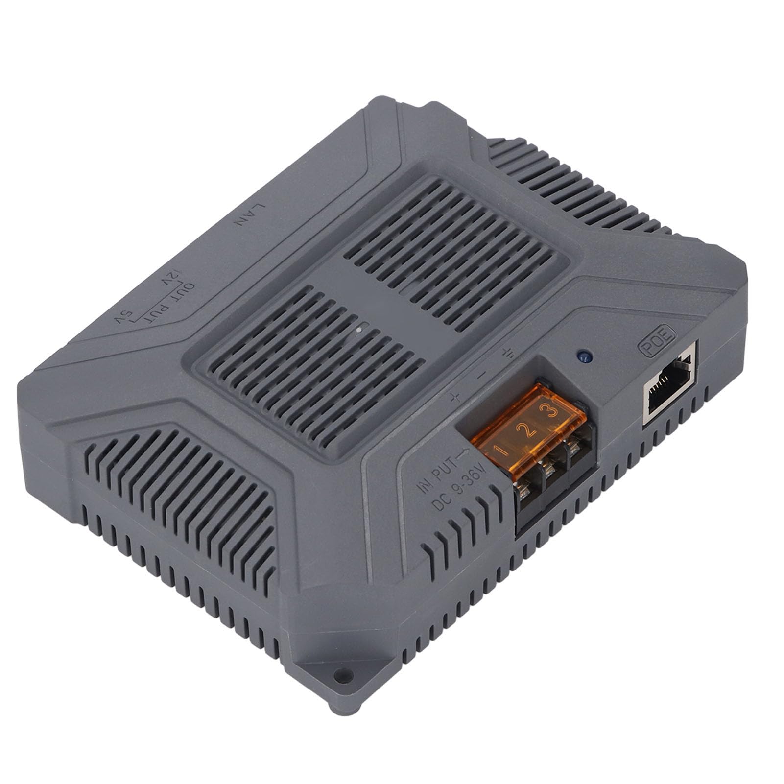 Hyuduo Iniettore PoE GigE 200 W con Uscita USB Tipo C per Reti Ad Alta velocità, Ideale per Streaming Video e Sistemi Satellitari, Ingresso DC9-36V, Protezione ±8 KV