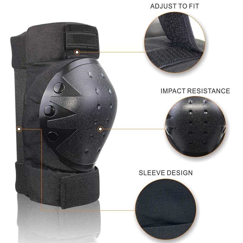 LoudSung Équipement de protection Genouillères, Coudières, Protège-poignets pour enfants, adolescents et adultes, Cyclisme, Skateboard Inline Skate Scooter