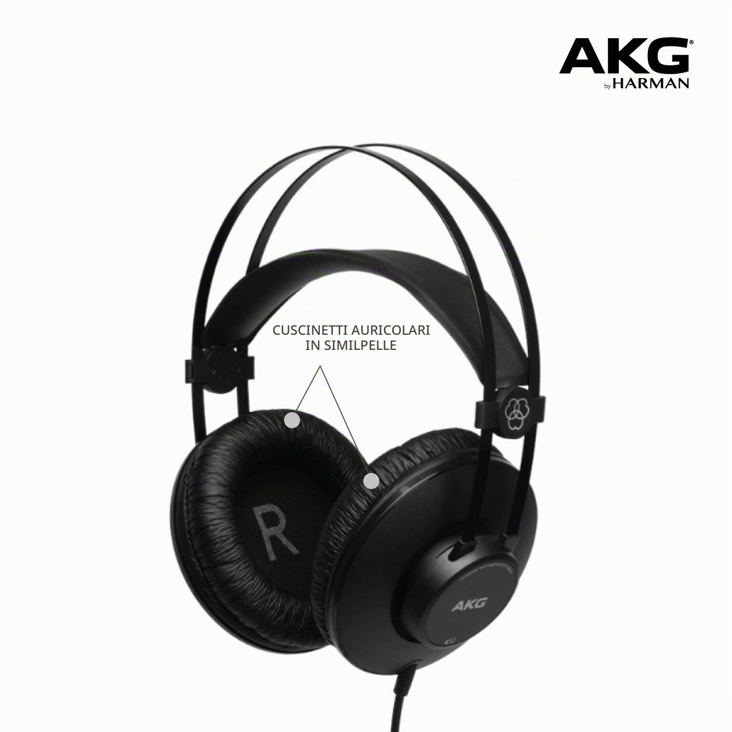 Behringer U-PHORIA UMC22 & AKG K52 Closed Back Cuffie, Nero