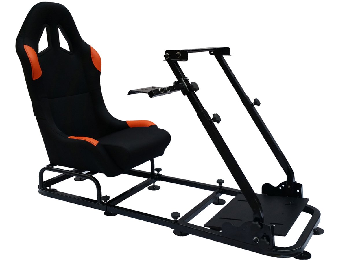 SEDILE GIOCO PER PC E CONSOLE DI GIOCO MATERIALE NERO / ARANCIO