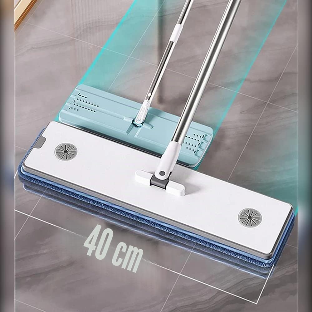 JOYBOS Handmopp mit Abtropffläche und Mikrofaser-Pads