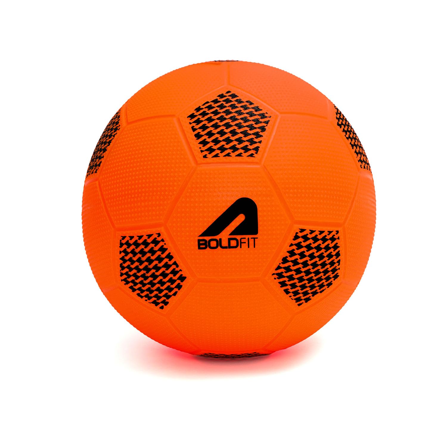 Boldfit BounceLite Football Lightweight PVC Soccer Ball for Kids, Ideal for Beach, Pool, Indoor & Outdoor Play, Soft Training Football for Toddlers & Beginners, Orange - Size 3-image-8